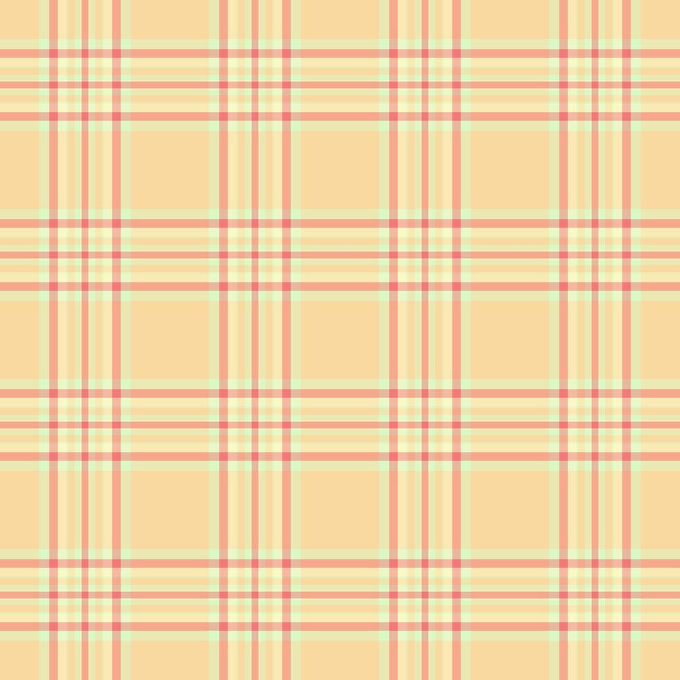 Plaid fabric vector of textile tartan seamless with a pattern texture check background.