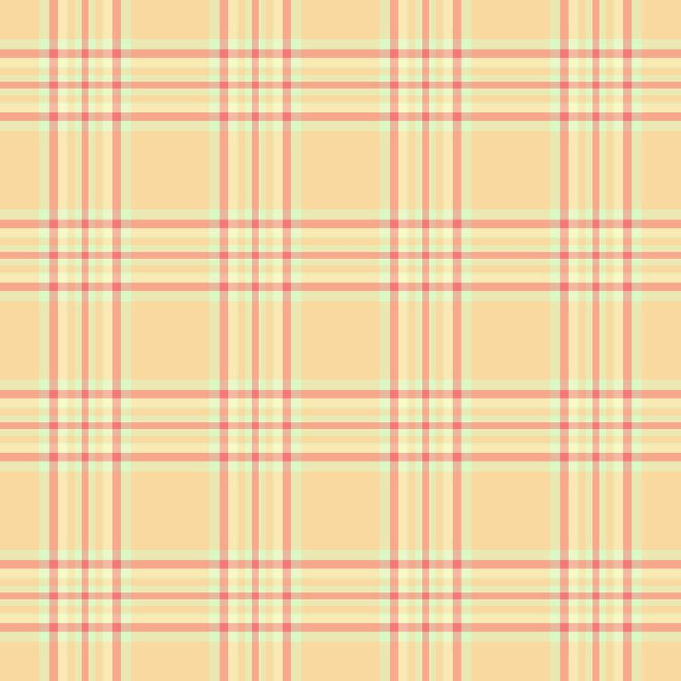 Plaid fabric vector of textile tartan seamless with a pattern texture check background.