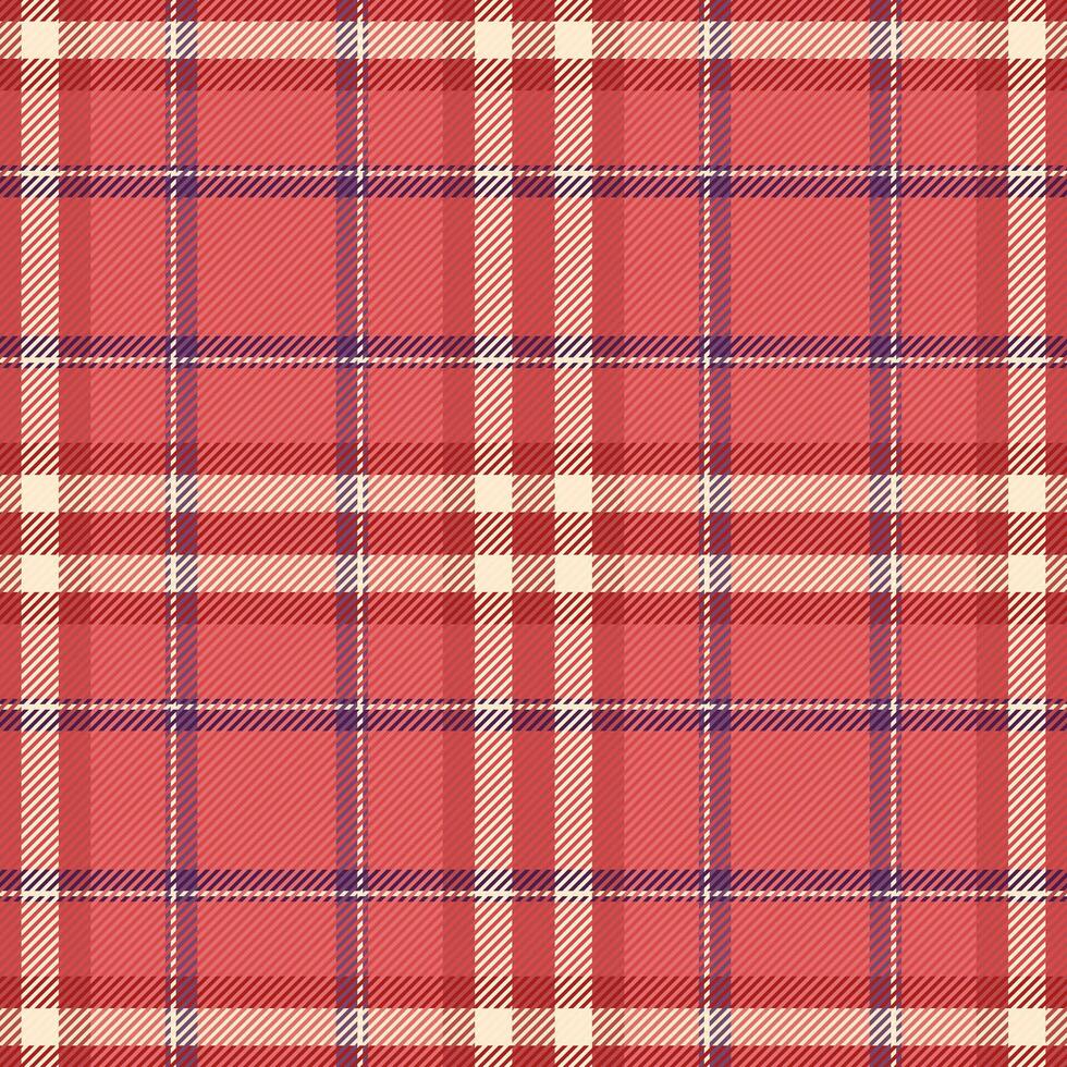Textile texture background of fabric seamless vector with a tartan pattern plaid check.