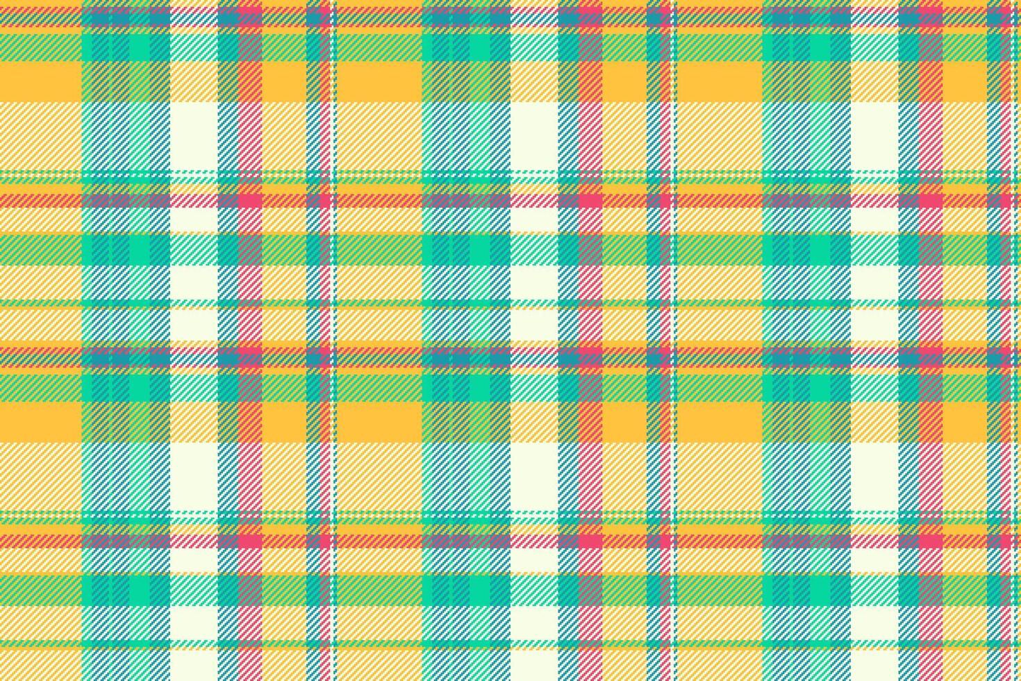 Seamless background texture of pattern plaid fabric with a vector tartan check textile.