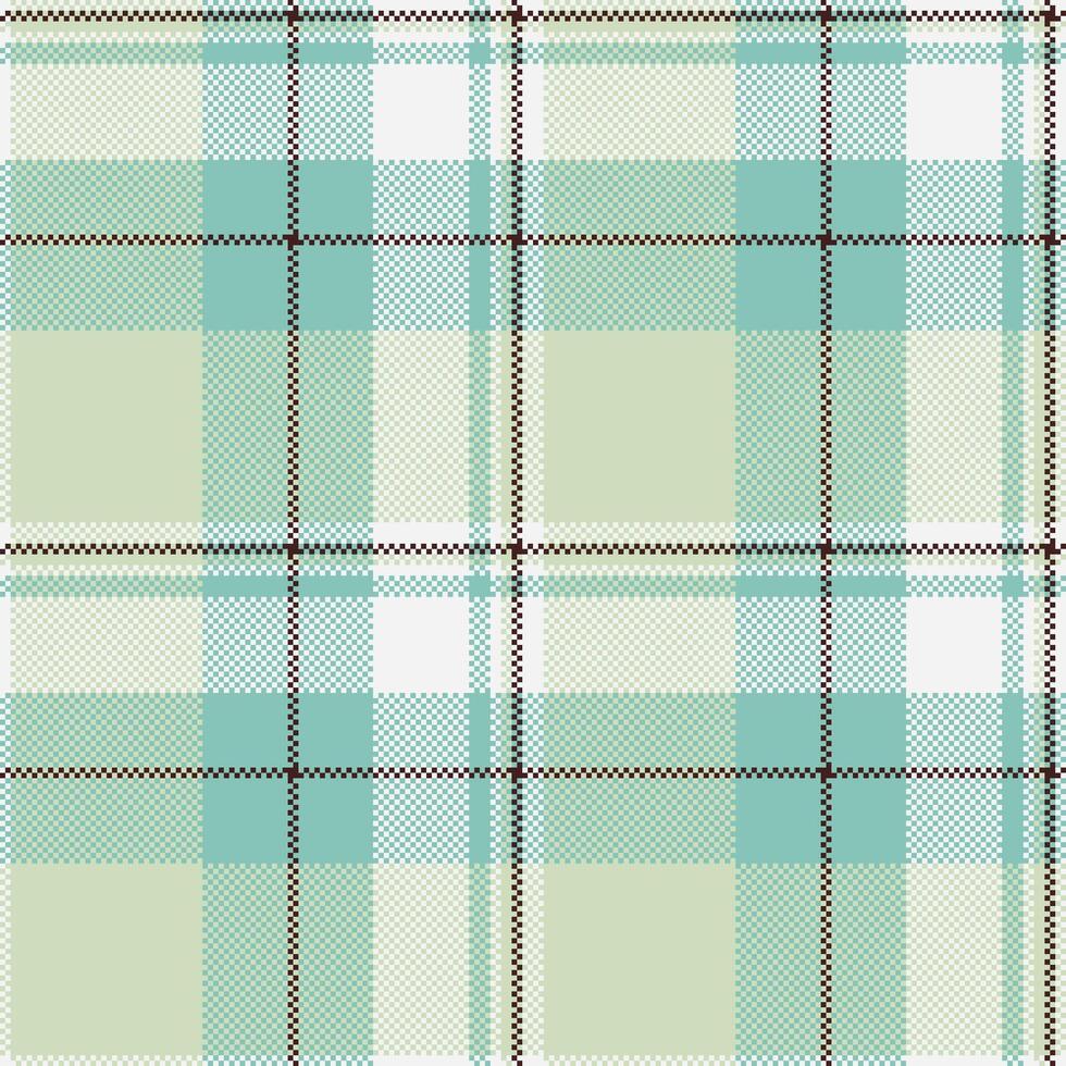 Textile background vector of pattern seamless texture with a check tartan plaid fabric.