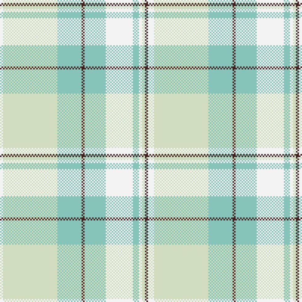 Textile background vector of pattern seamless texture with a check tartan plaid fabric.