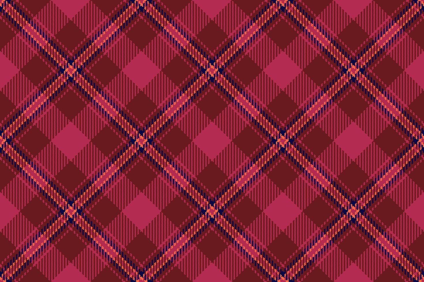 Tartan seamless vector of background plaid texture with a textile check pattern fabric.