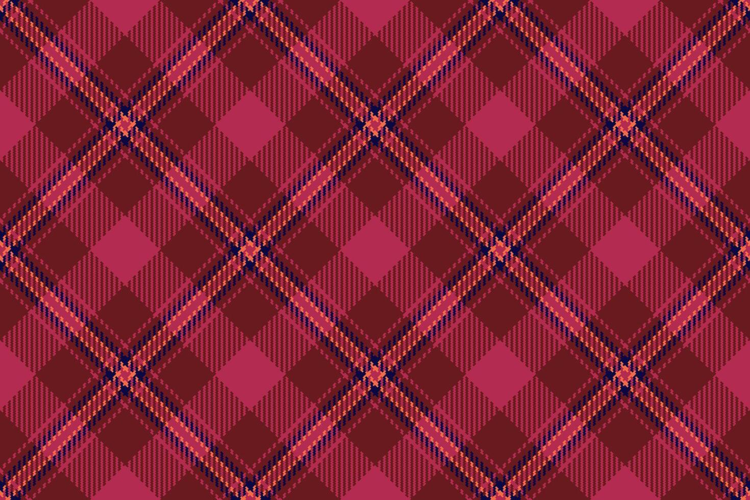 Tartan seamless vector of background plaid texture with a textile check pattern fabric.