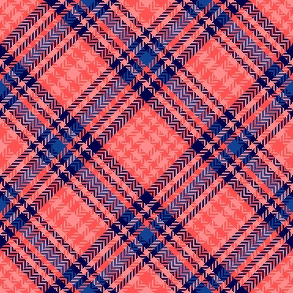 Textile fabric tartan of plaid background vector with a pattern texture seamless check.