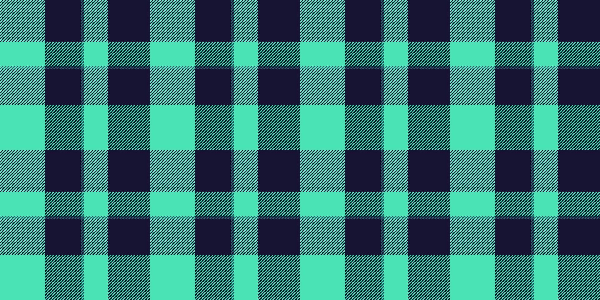 Skirt plaid vector texture, handkerchief background pattern check. Hispanic seamless textile fabric tartan in dark and teal colors.
