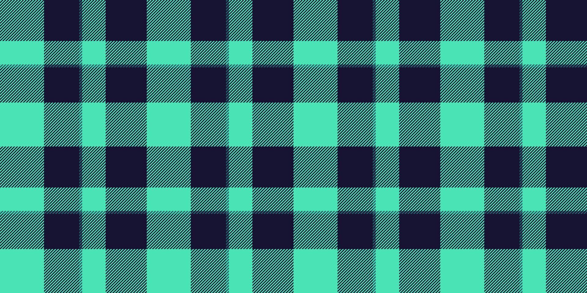 Skirt plaid vector texture, handkerchief background pattern check. Hispanic seamless textile fabric tartan in dark and teal colors.