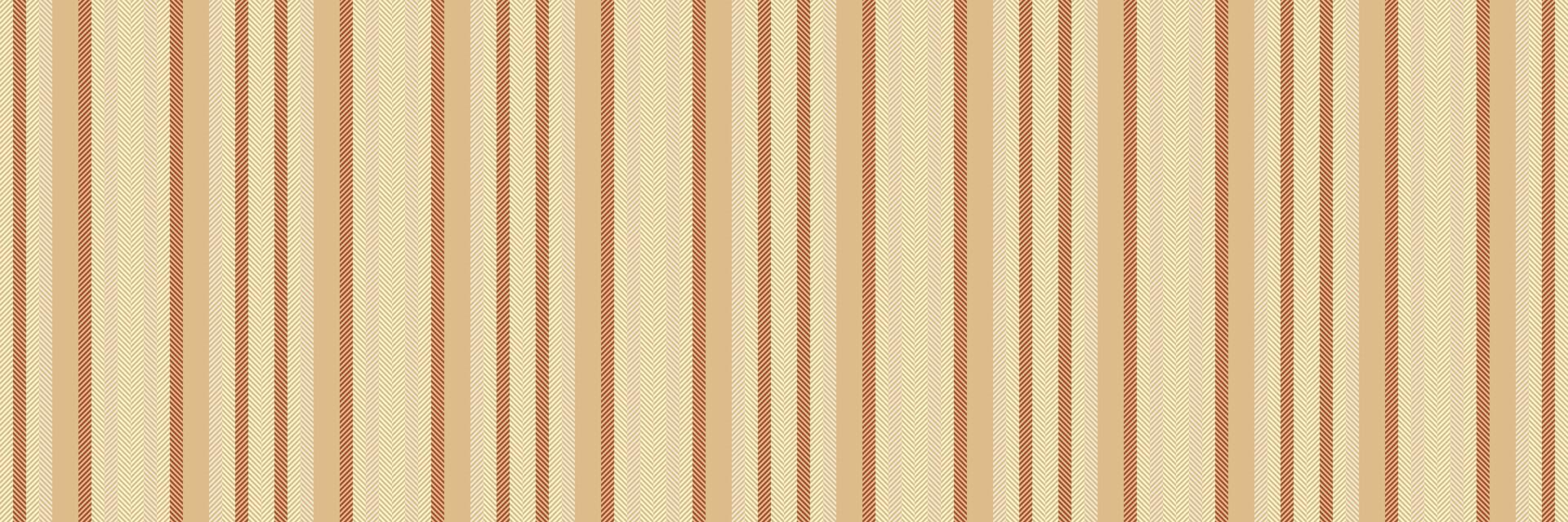 Age lines background fabric, africa pattern vector seamless. Ornament texture vertical textile stripe in burly wood and light colors.