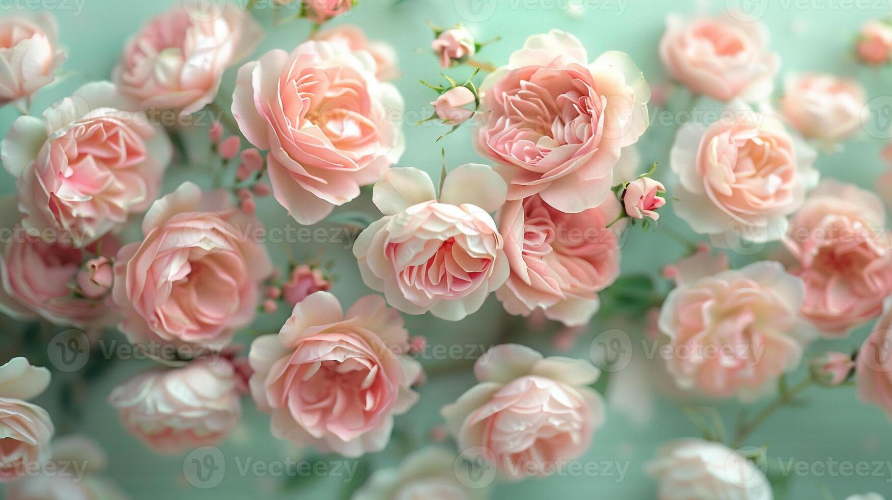 ai generado primavera serenidad elegante Boda celebración saludo tarjeta adornado con blanco flores en un ligero foto