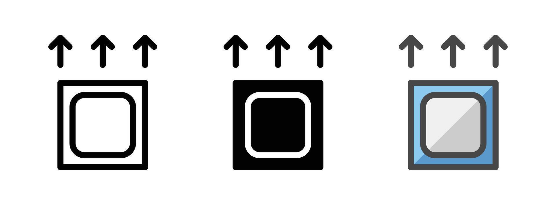 Multipurpose CPU Upgrade Vector Icon in Outline, Glyph, Filled Outline Style