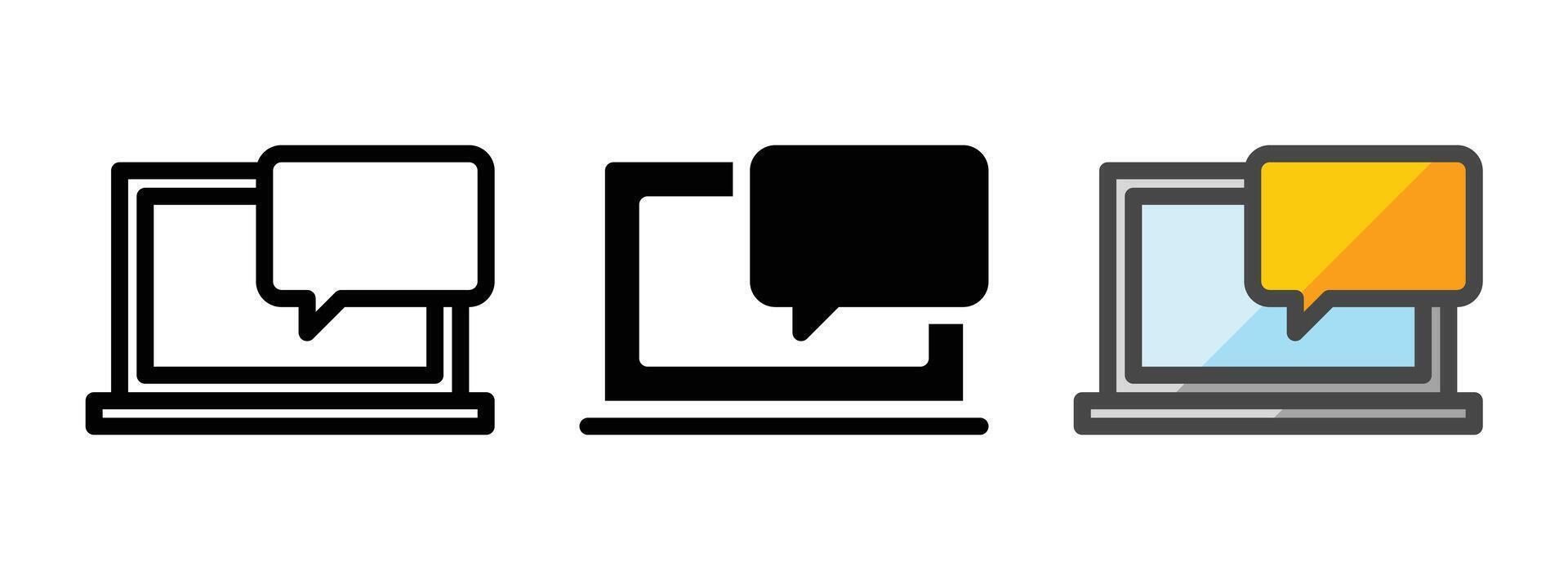 Multipurpose Live Stream Vector Icon in Outline, Glyph, Filled Outline Style