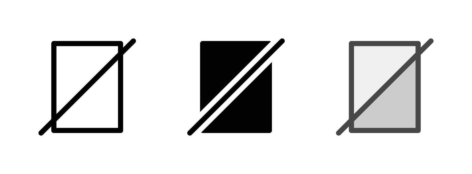 Multipurpose Paper Vector Icon in Outline, Glyph, Filled Outline Style