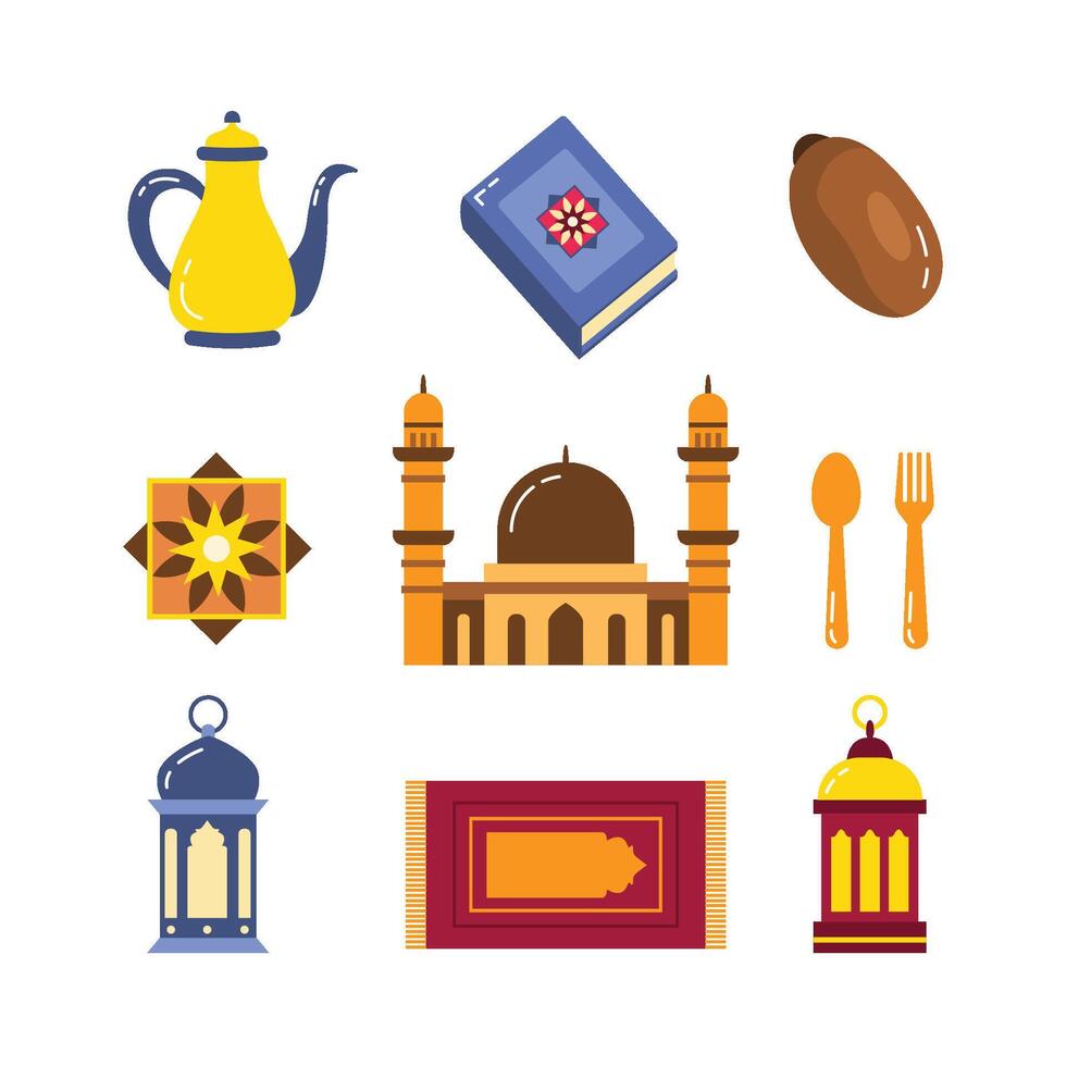 Ramadán vector colección
