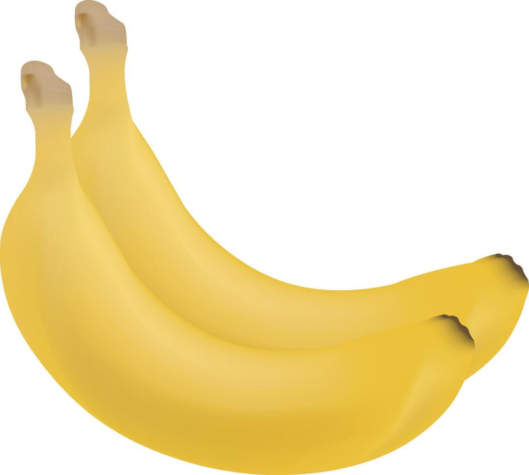 Two vector designs of bananas