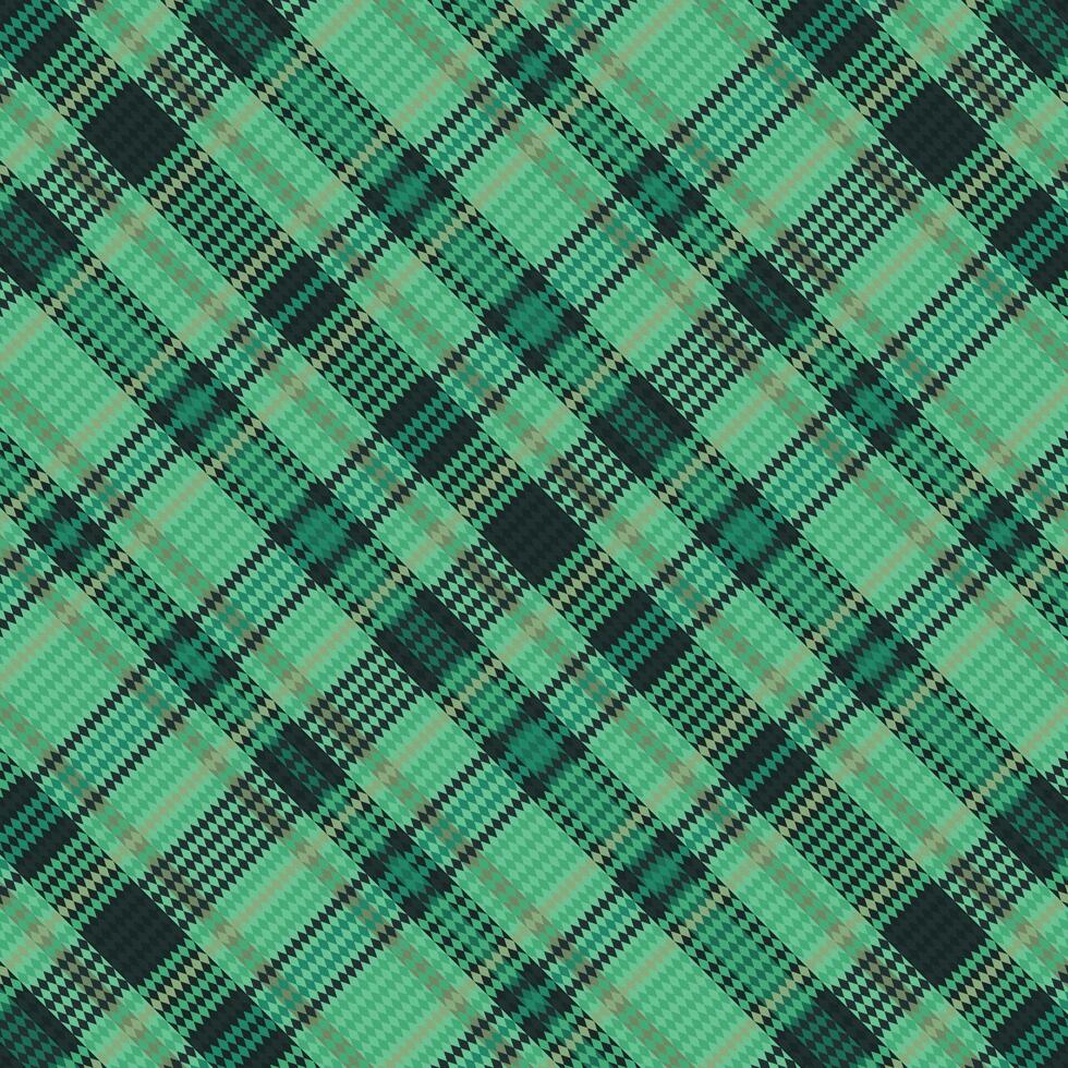 Tartan plaid pattern with texture and warm color. vector