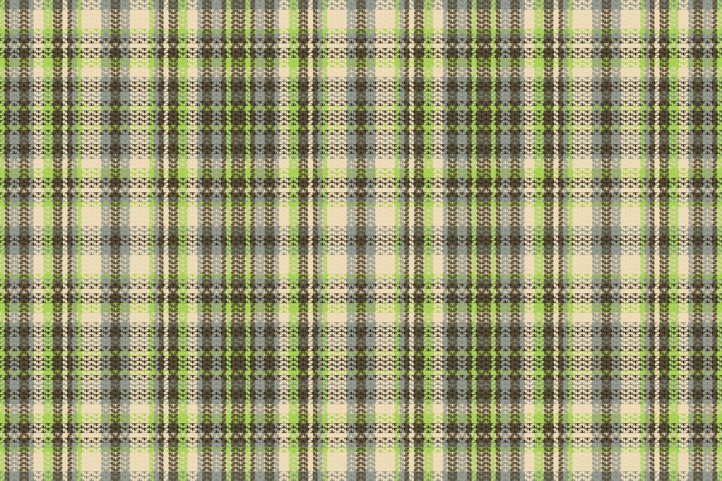 Tartan plaid pattern with texture and warm color. vector