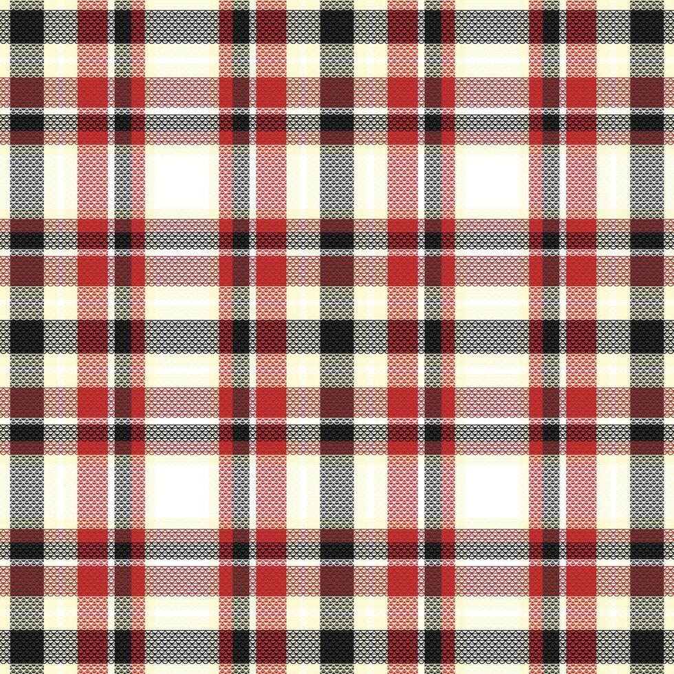 Tartan plaid pattern with texture and warm color. vector