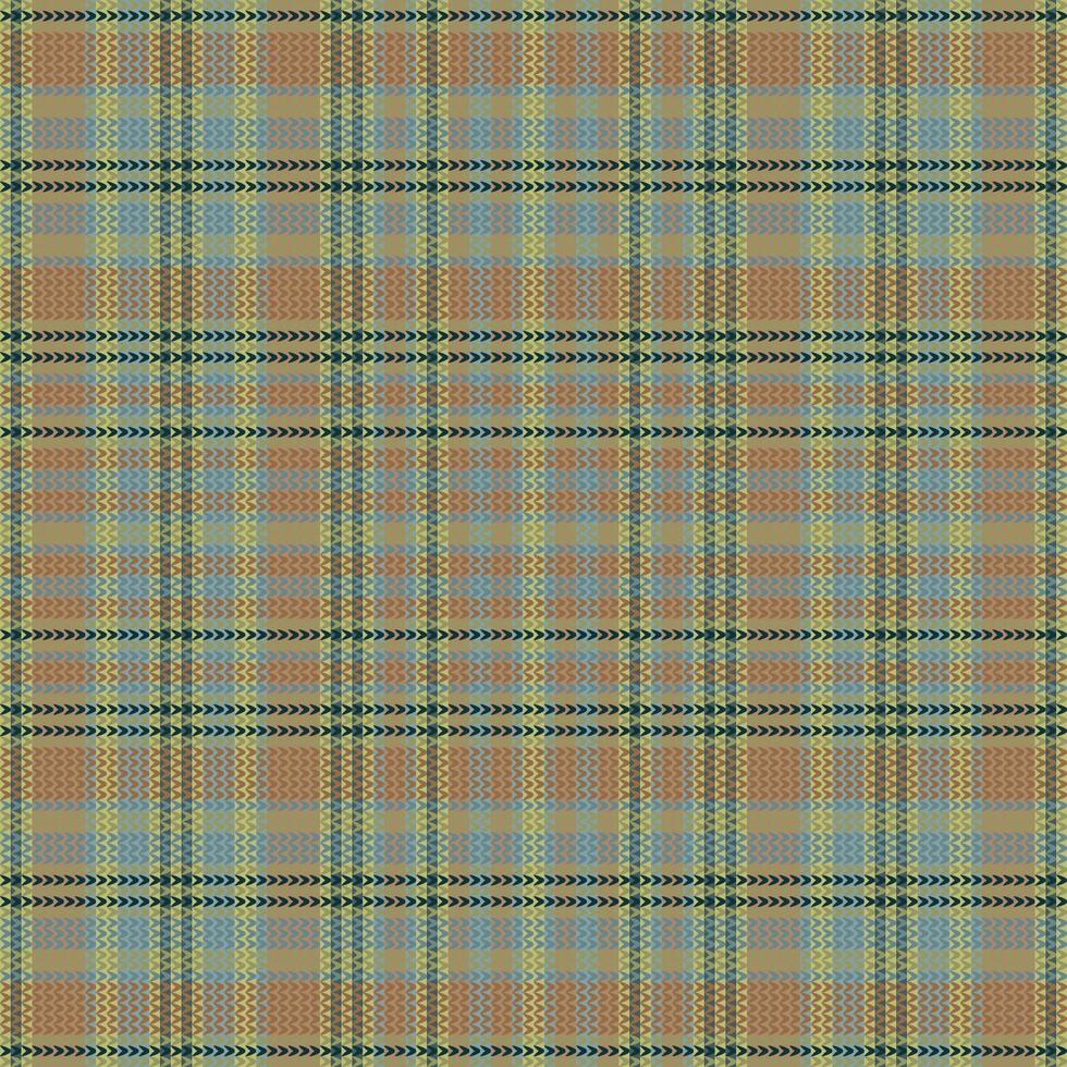 Tartan plaid pattern with texture and warm color. vector