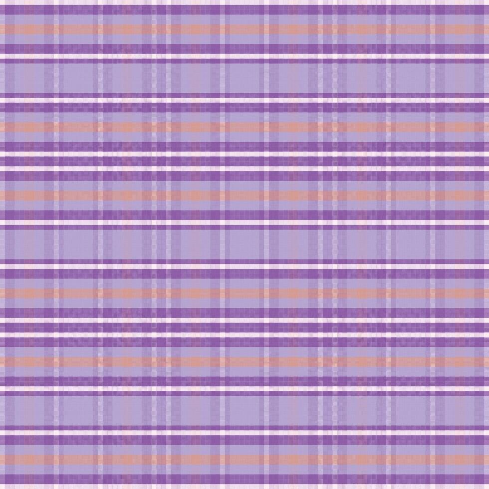 Tartan plaid pattern with texture and warm color. vector