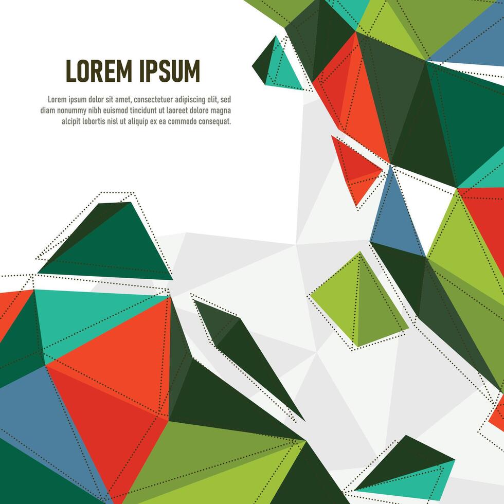 Modern polygonal background. vector