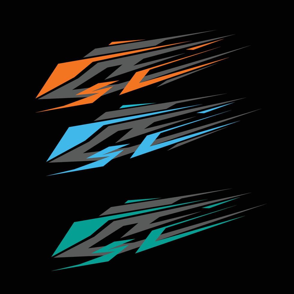 car wrap sticker design vector. car background stickers vector