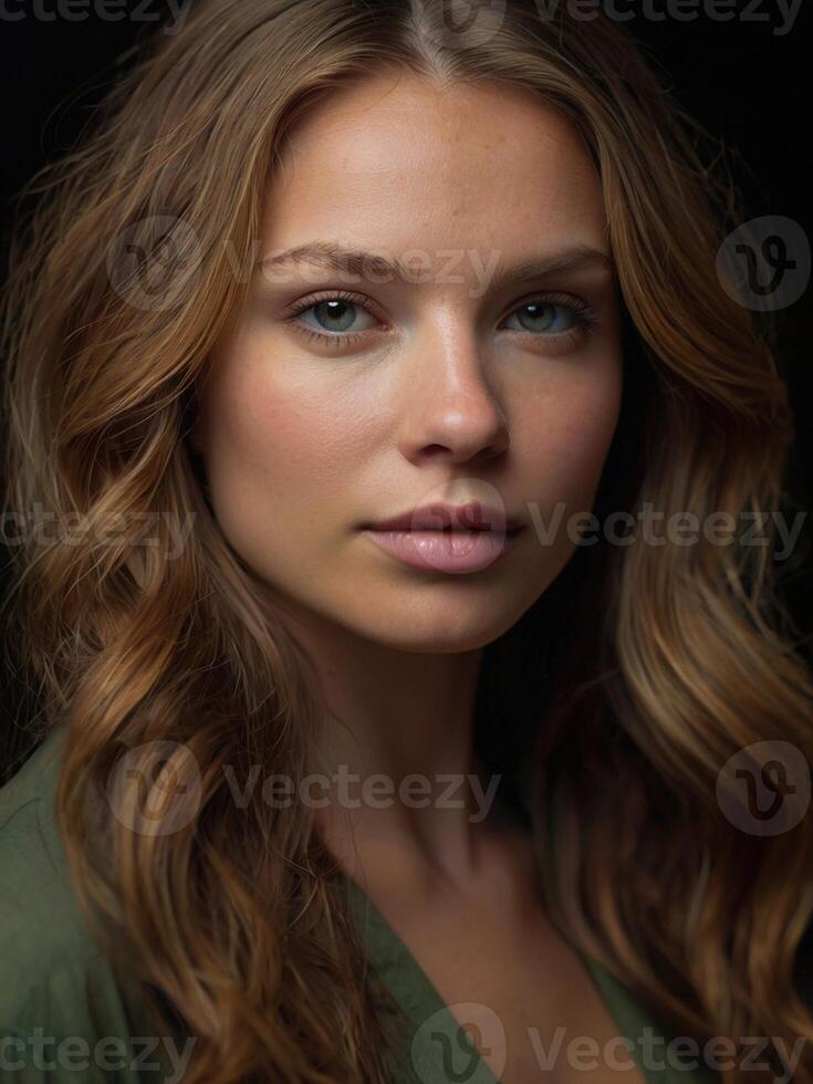 AI generated Portrait of a woman photo