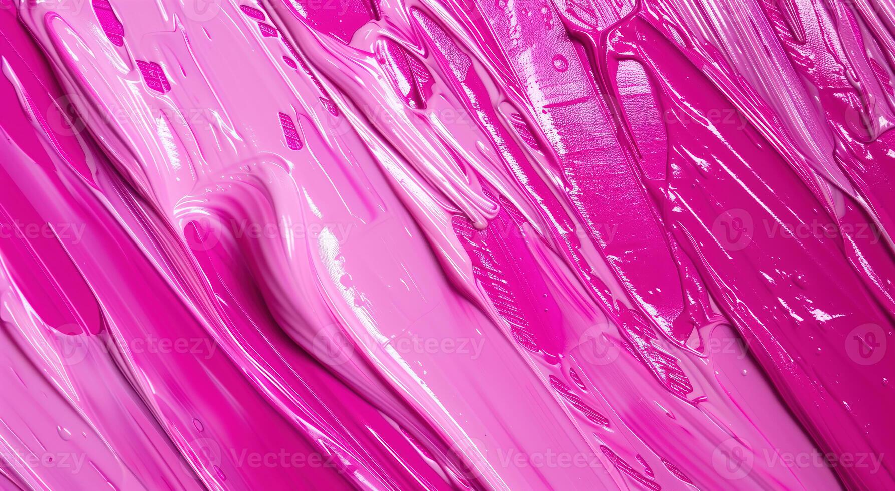 AI generated a pink acrylic painting on canvas photo