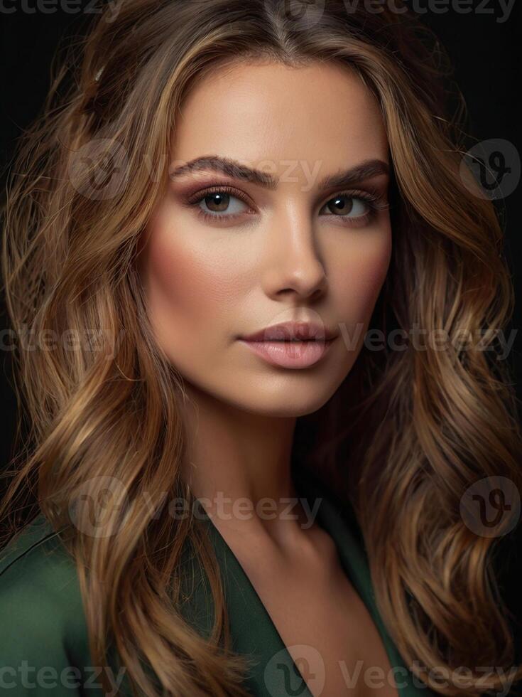 AI generated Portrait of a woman photo
