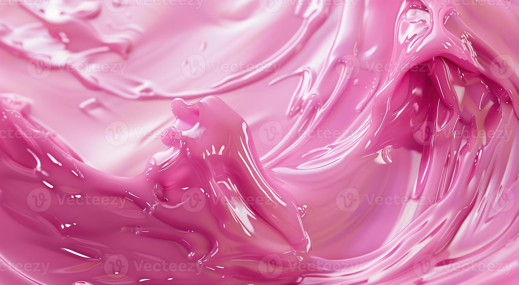 AI generated Liquid pink abstract oil painting on canvas, acrylic texture background, rough brushstrokes of paint photo