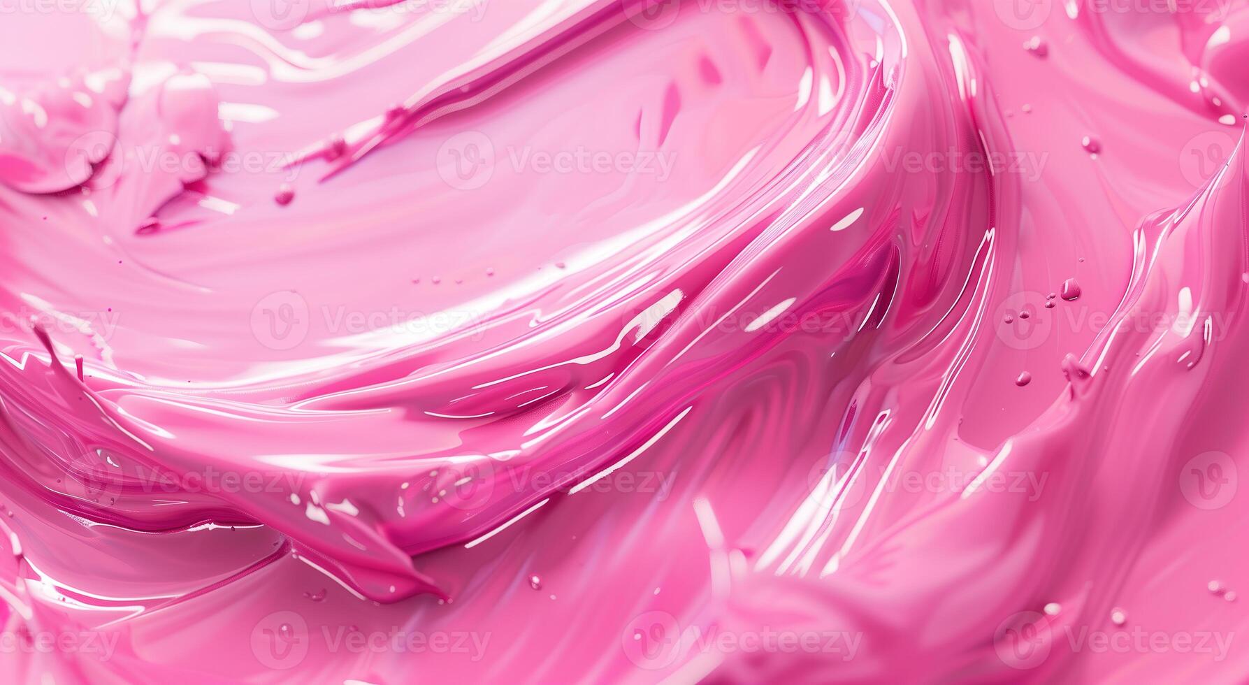 AI generated Liquid pink abstract oil painting on canvas, acrylic texture background, rough brushstrokes of paint photo