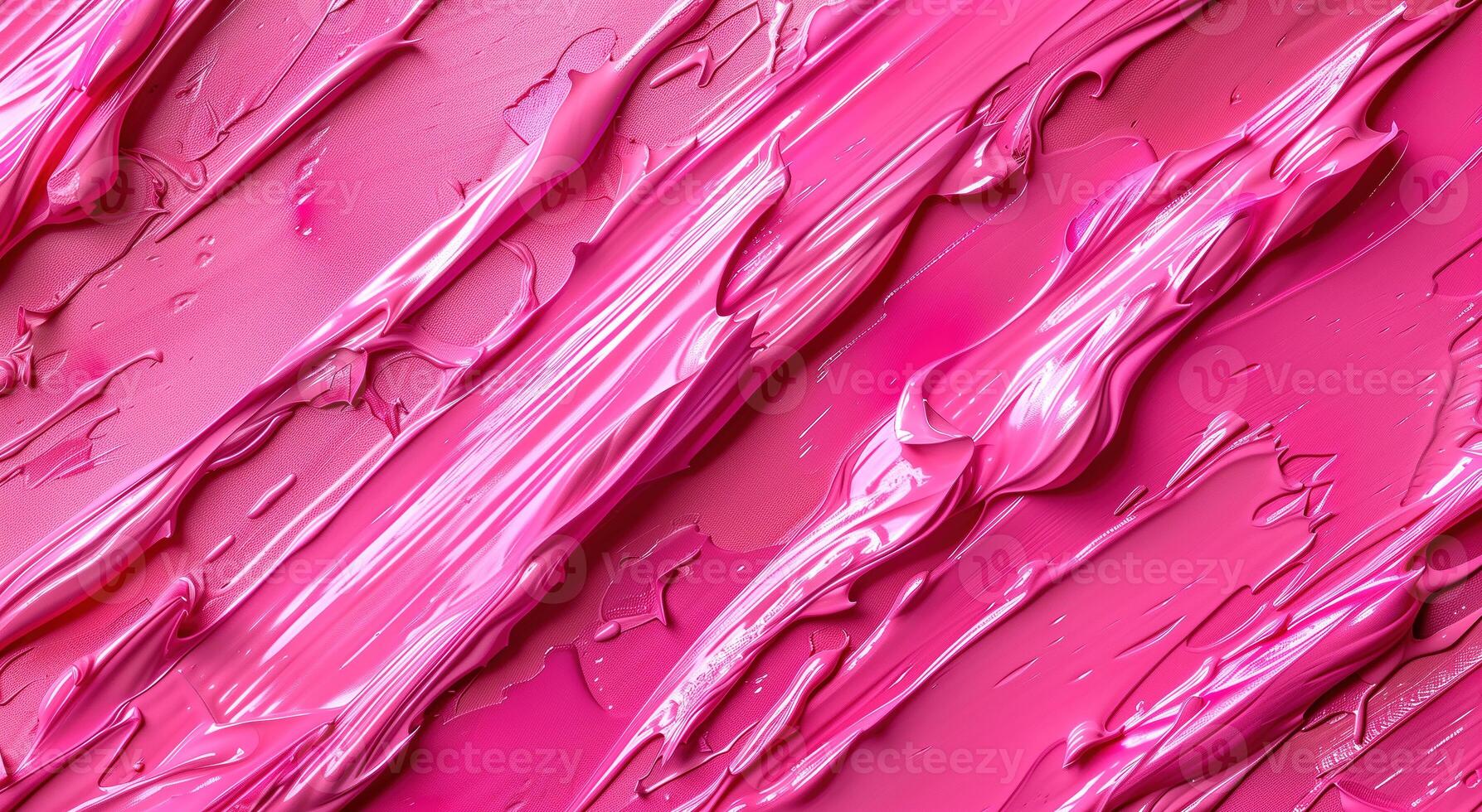 AI generated a pink acrylic painting on canvas photo