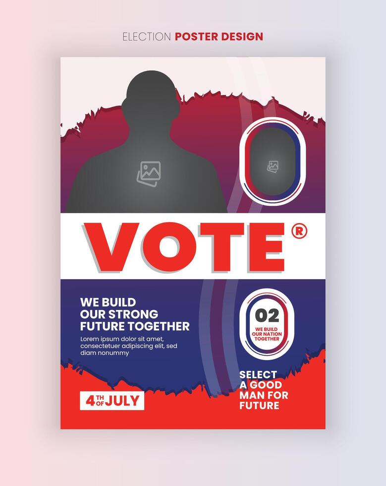 Political Flyer Templates Political Design vector