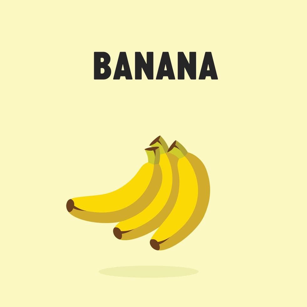 Banana Modern Vector Icon Illustration
