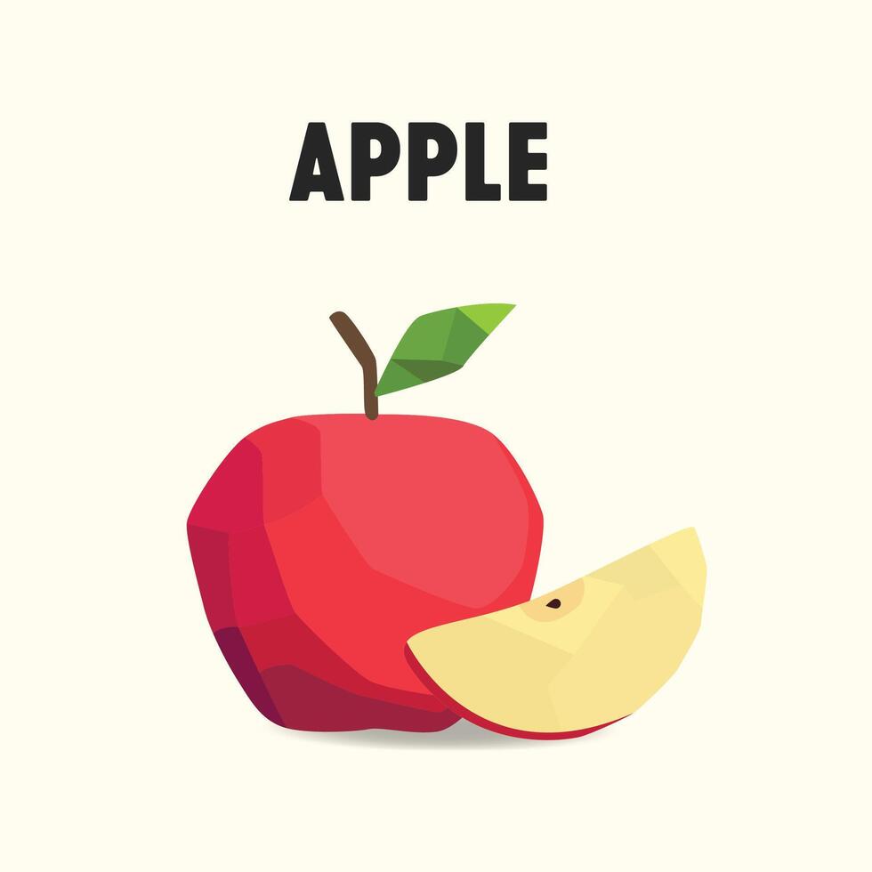 manzana moderno vector icono ilustración