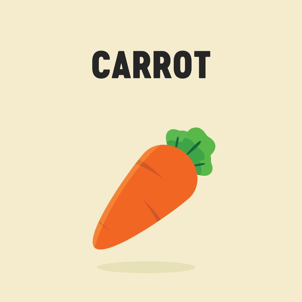 Carrot Modern Vector Icon Illustration