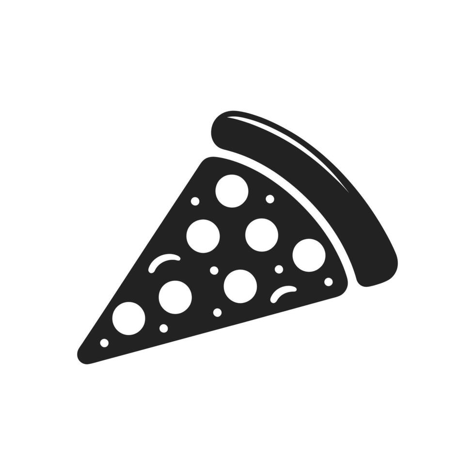 Slice of Heaven Vector Icon of a Tempting Pizza Slice