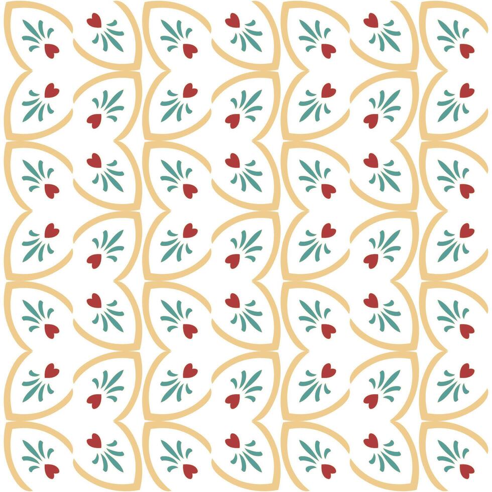 abstract vector background with classic floral ornament and calm colors