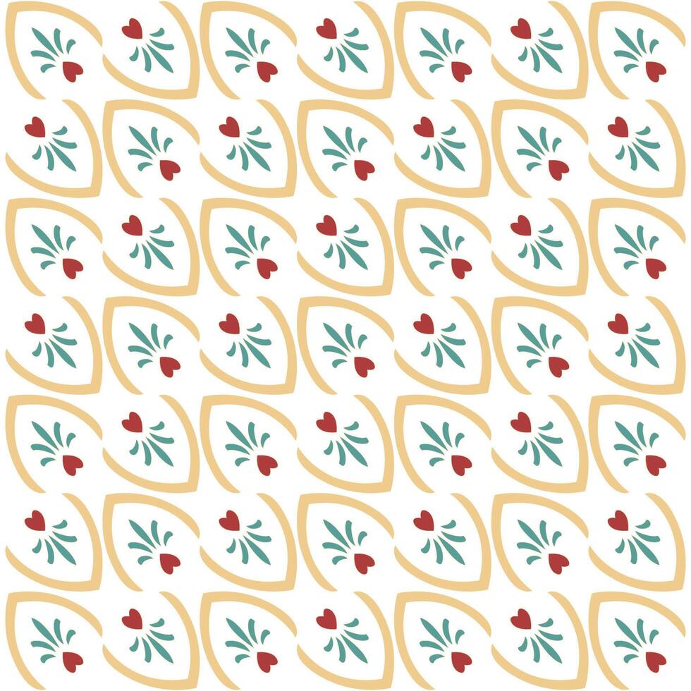 abstract vector background with classic floral ornament and calm colors