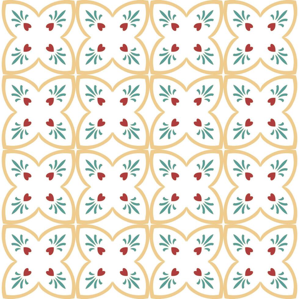 abstract vector background with classic floral ornament and calm colors