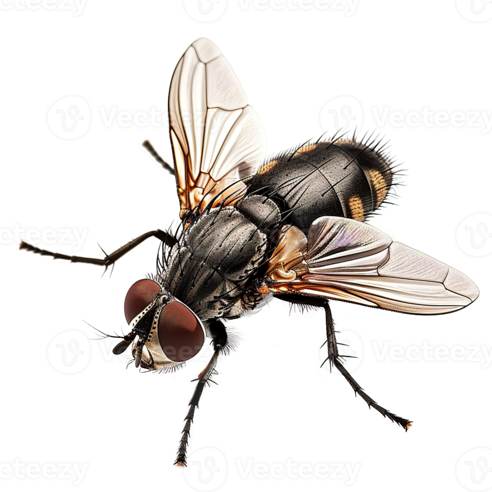 AI generated Fly isolated on transparent background png