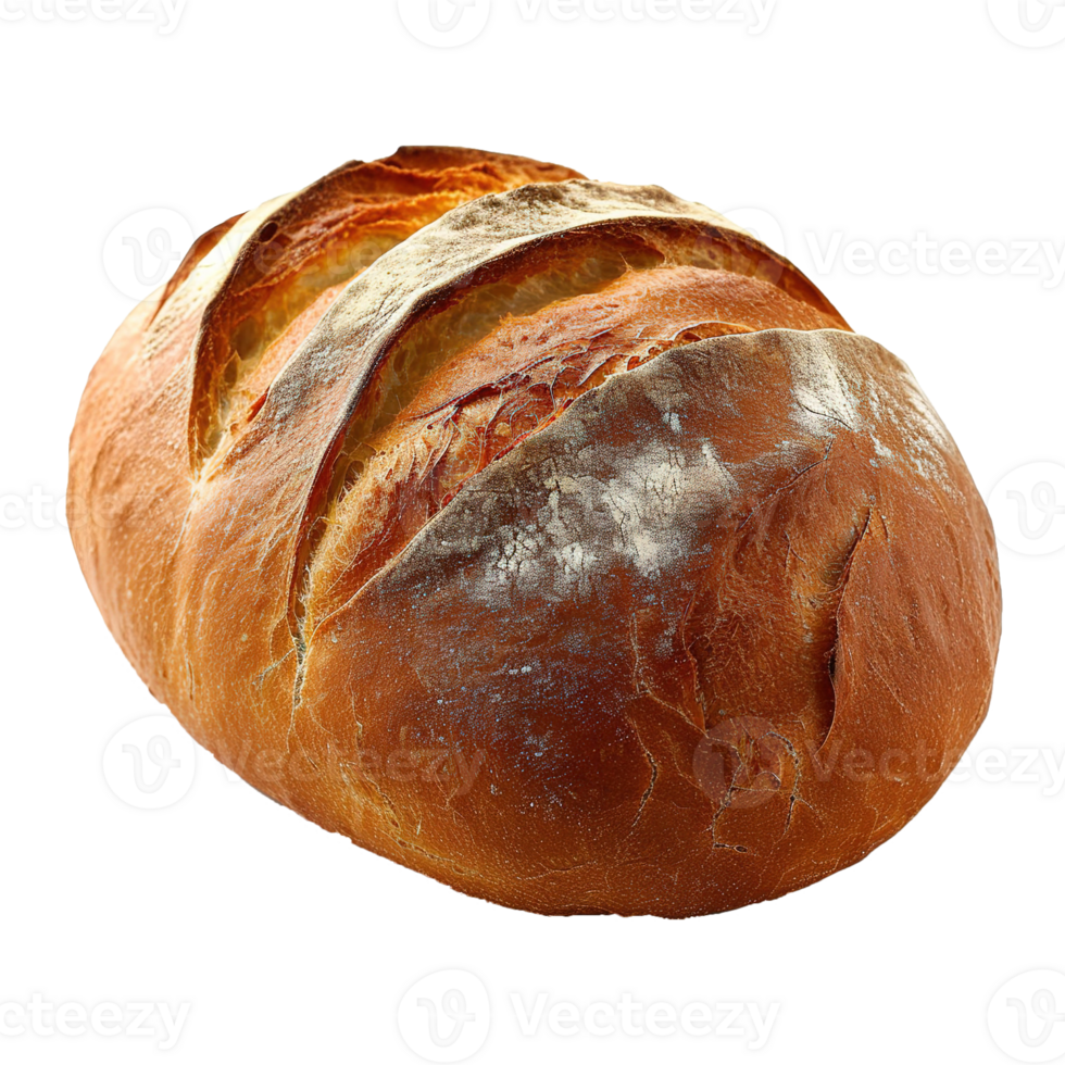 AI generated Fresh baked bread isolated on transparent background png