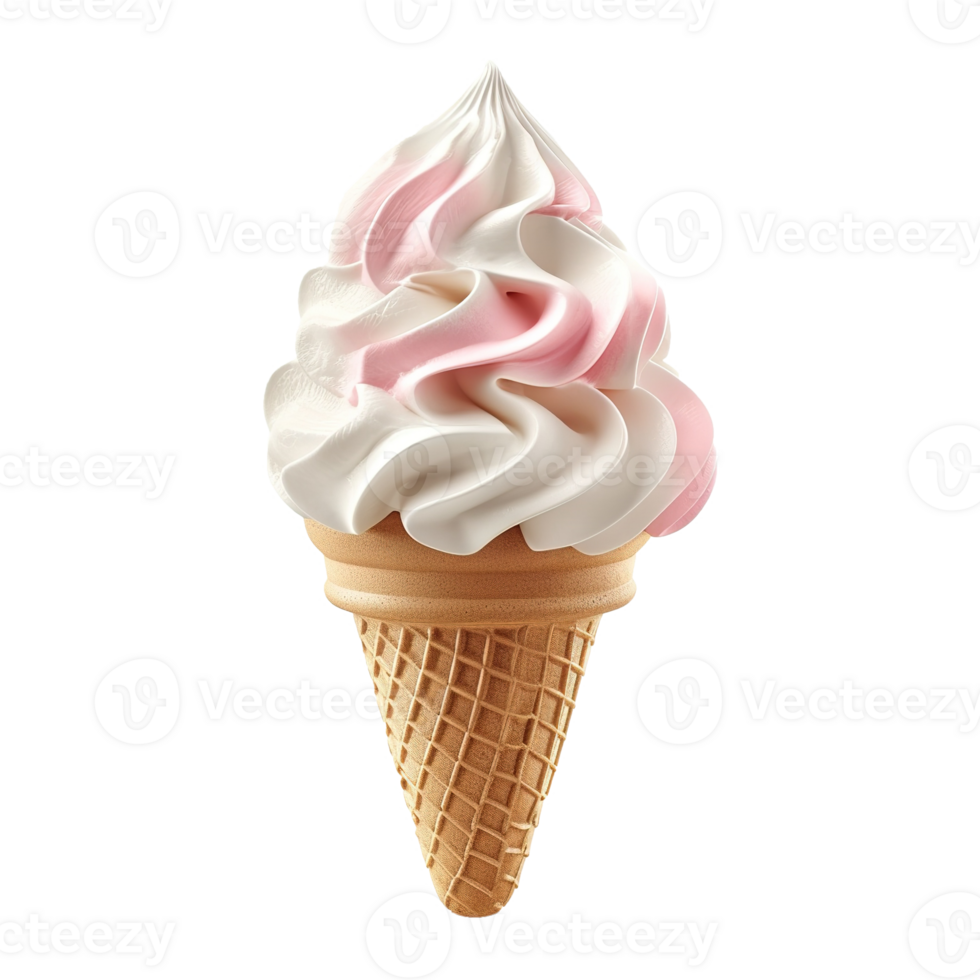 AI generated Ice cream isolated on transparent background png