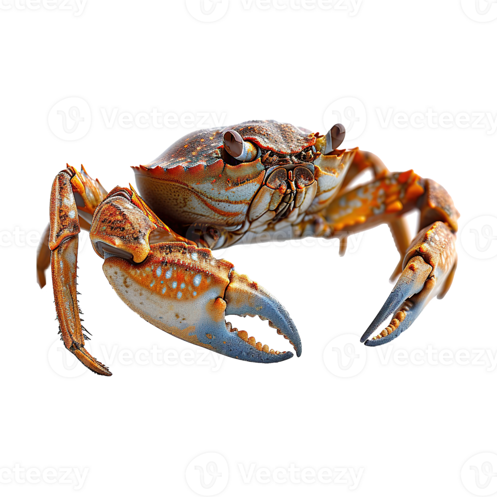 AI generated Crab isolated on transparent background png