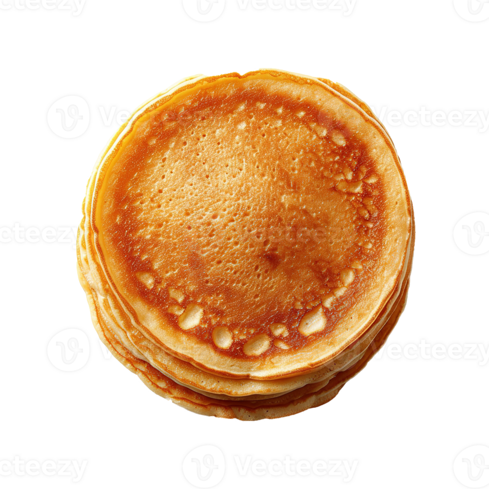 AI generated Pancake isolated on transparent background png