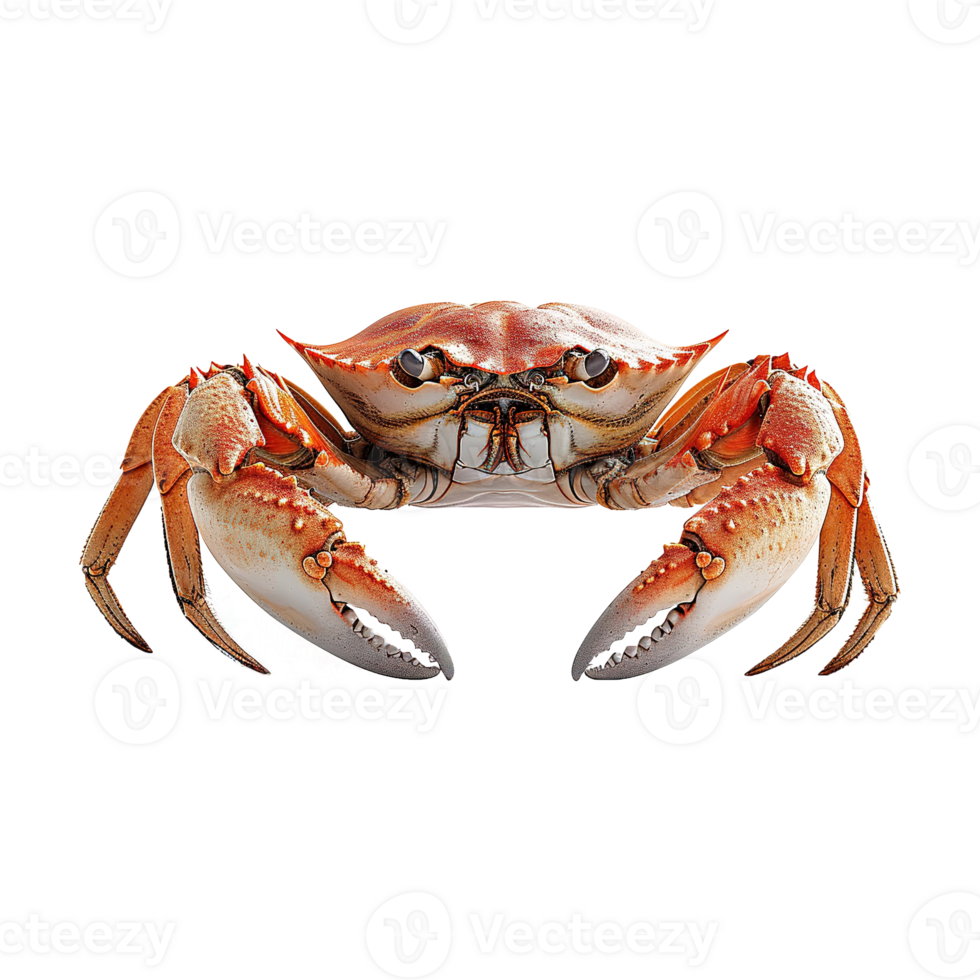 AI generated Crab isolated on transparent background png