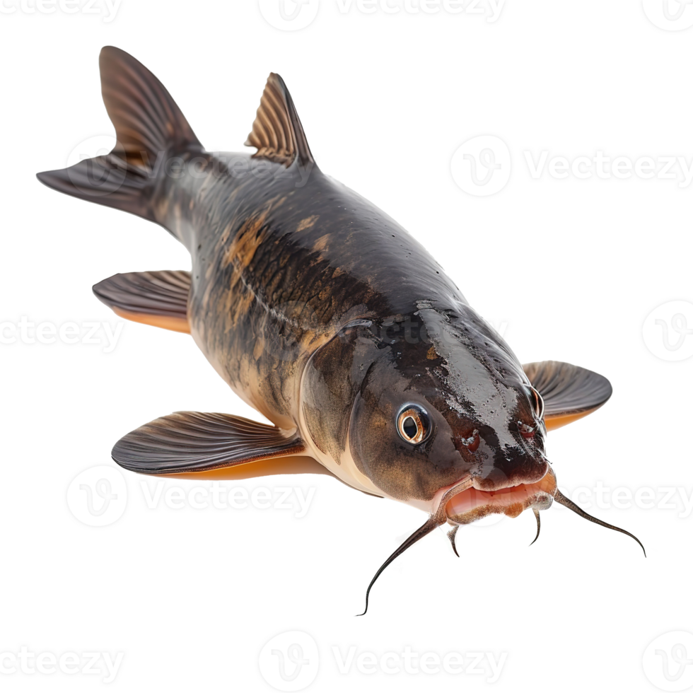 AI generated Catfish isolated on transparent background png