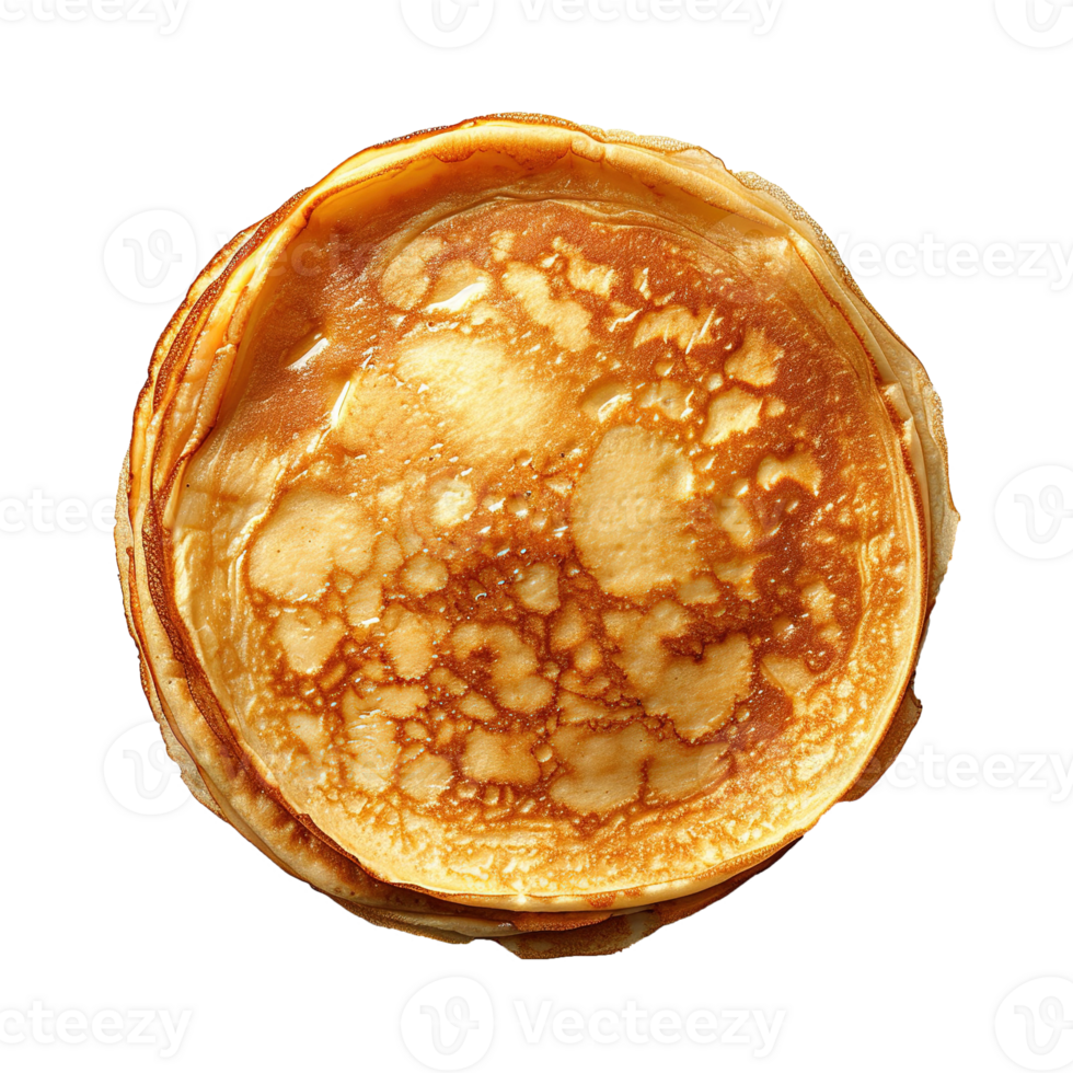 AI generated Pancake isolated on transparent background png