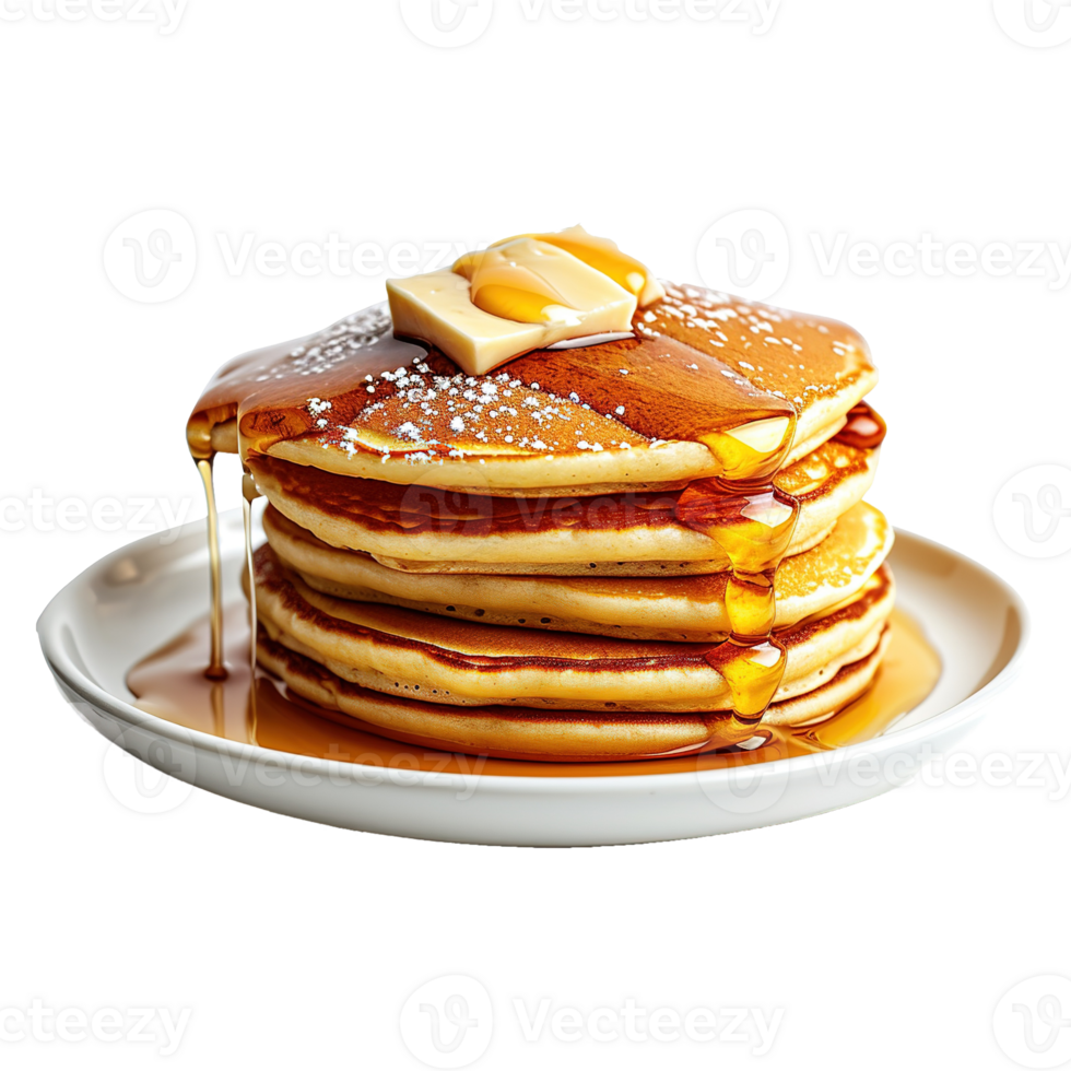 AI generated Pancake isolated on transparent background png