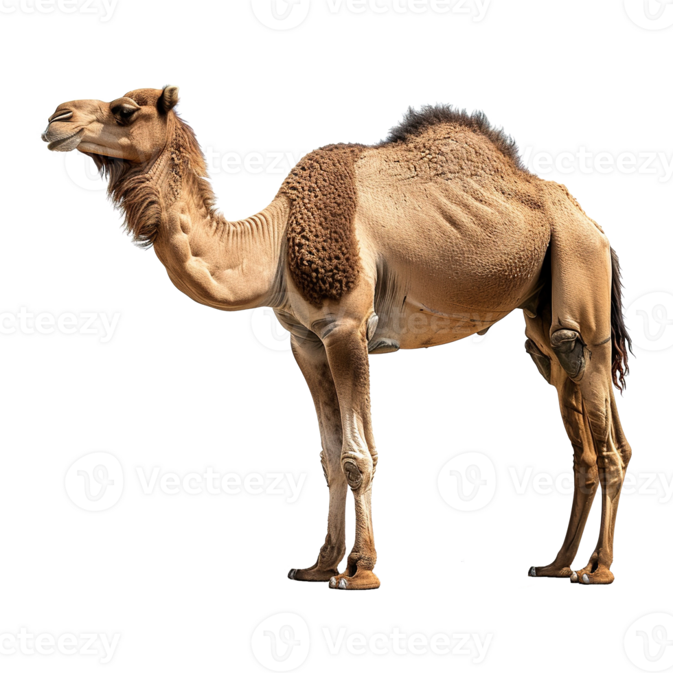 AI generated camel isolated on transparent background png