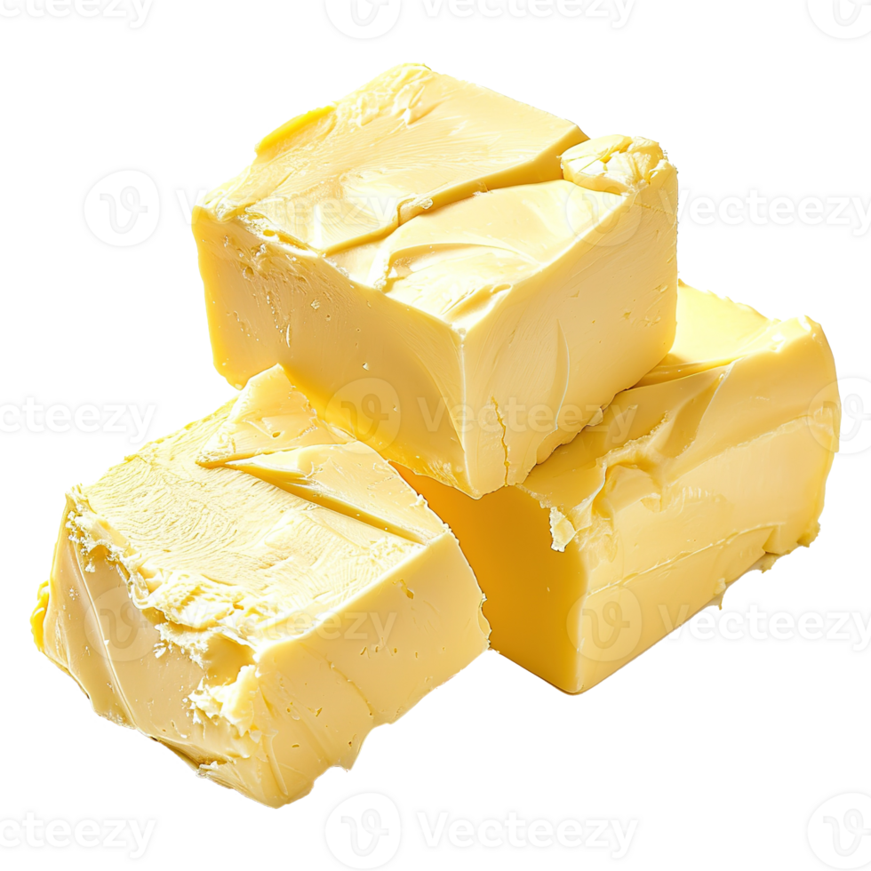 AI generated Butter isolated on transparent background png